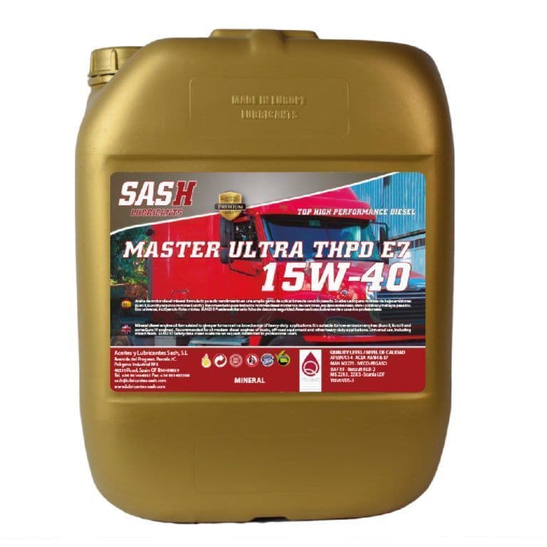 Sash Master Ultra THPD Aceite de Motor Convencional SAE 15W-40