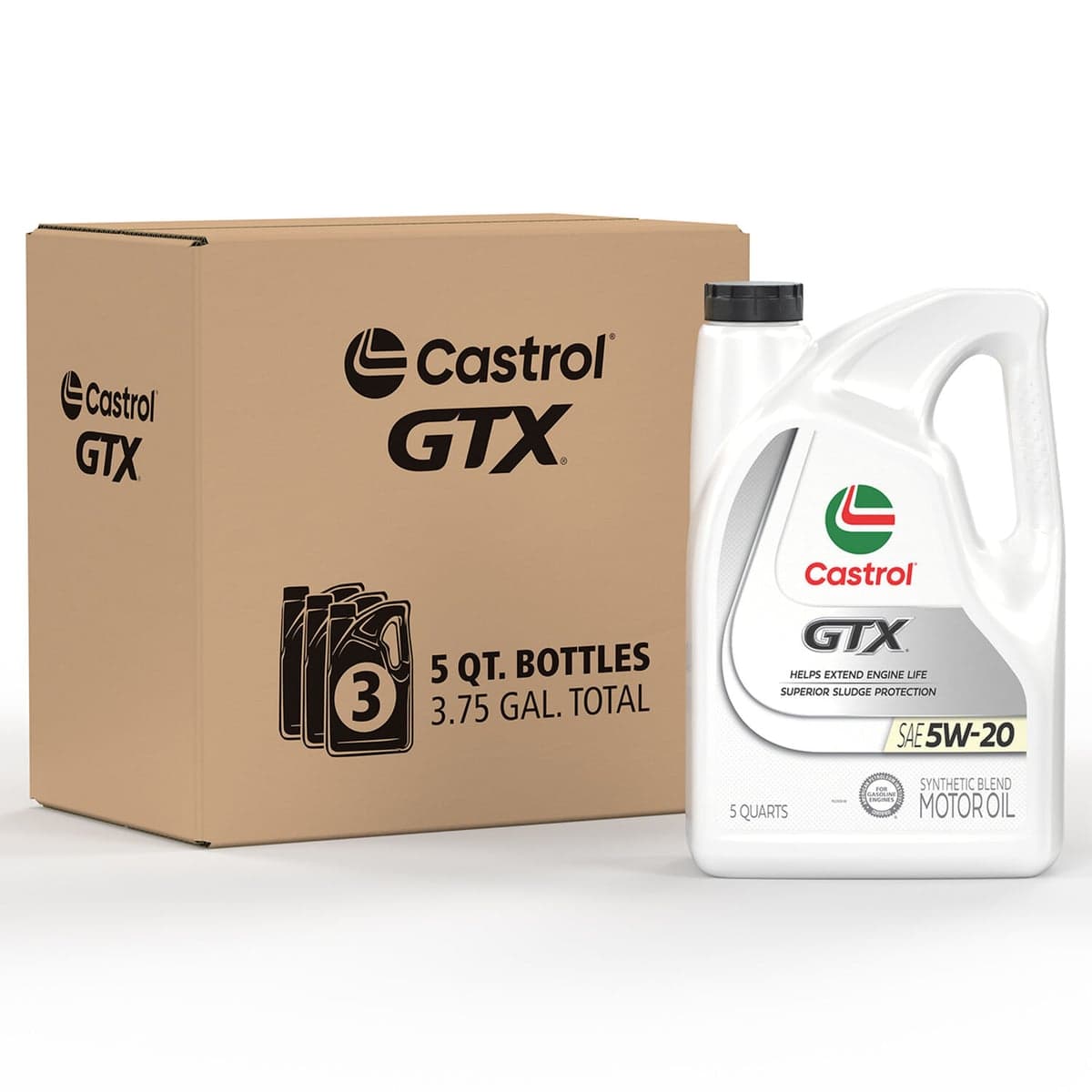 Castrol GTX Aceite de Motor Semi-Sintético SAE 5W-20 - Imagen 2
