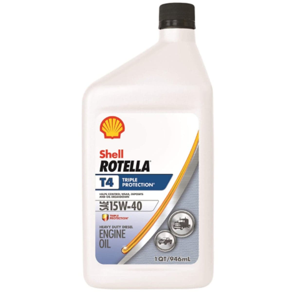 Shell Rotella T4 Triple Protection Convencional Diésel Aceite para Motor SAE 15W-40