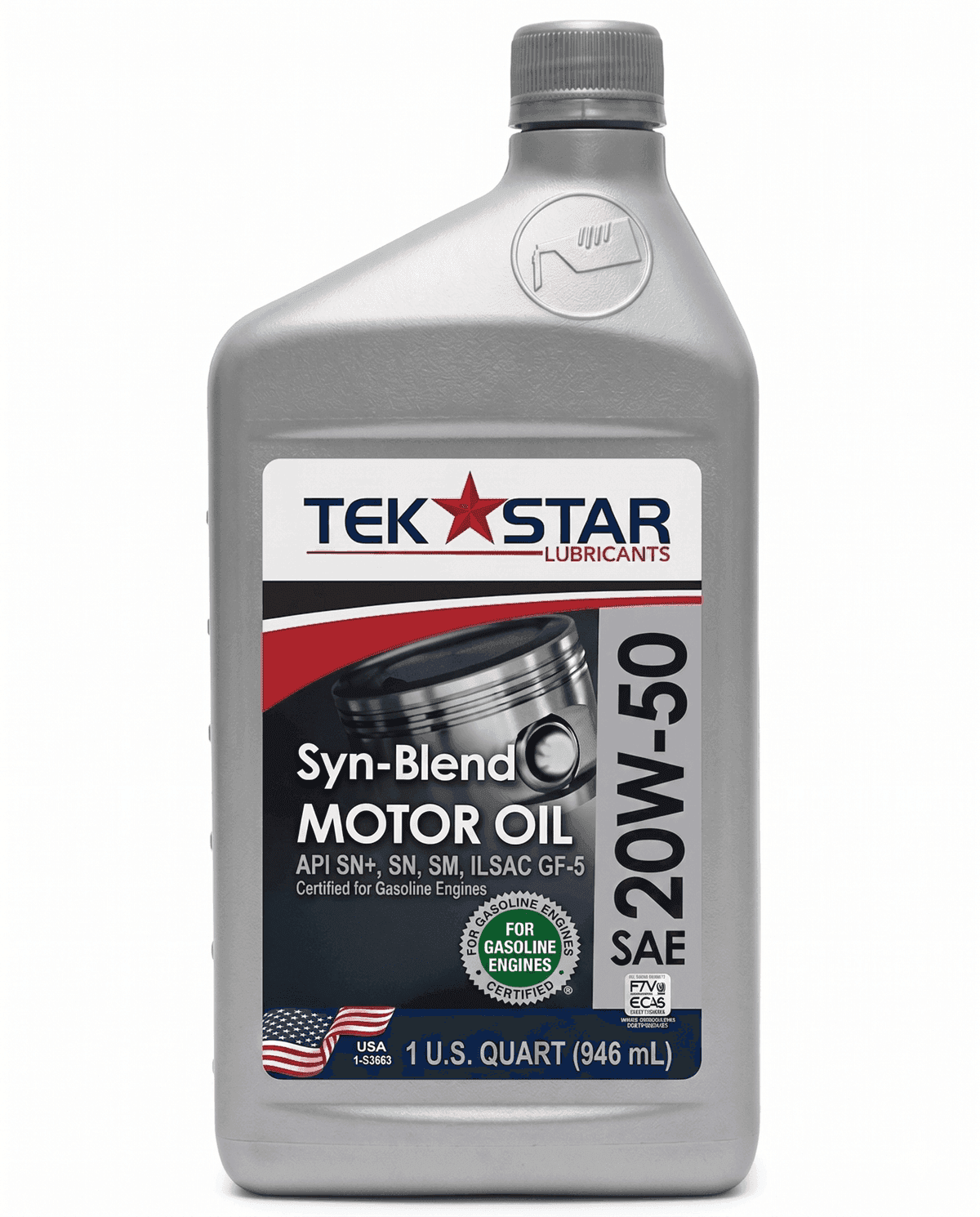 TekStar Syn-Blend GF-6 Aceite de Motor SAE 20W-50 - Imagen 1