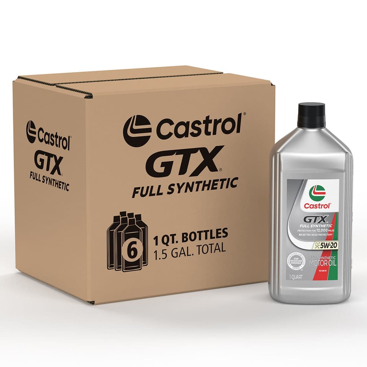 Castrol GTX Aceite de Motor Totalmente Sintético SAE 5W-20