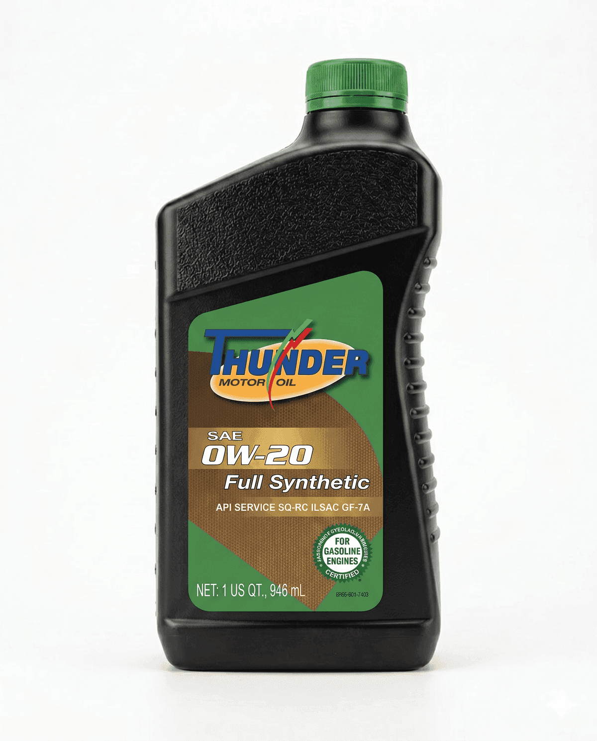 Thunder Aceite de Motor Totalmente Sintético SAE 0W-20