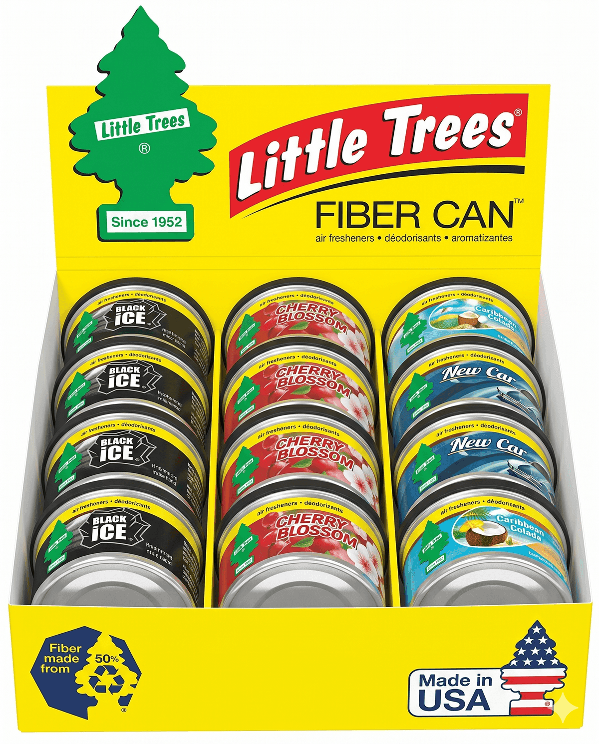 Little Trees Ambientador Fiber Can Surtido