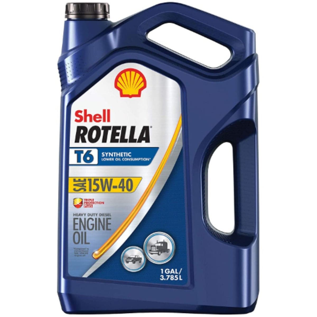 Shell Rotella T6 Aceite de Motor Totalmente Sintético CK-4 SAE 15W-40