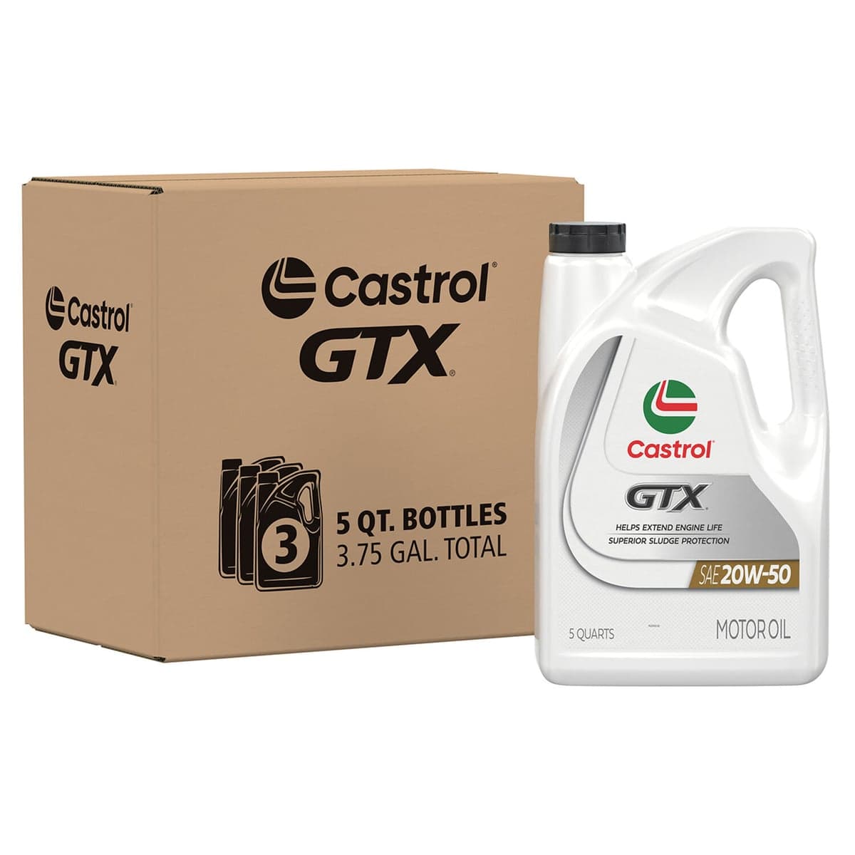 Castrol GTX Aceite de Motor Convencional SAE 20W-50 - Imagen 2
