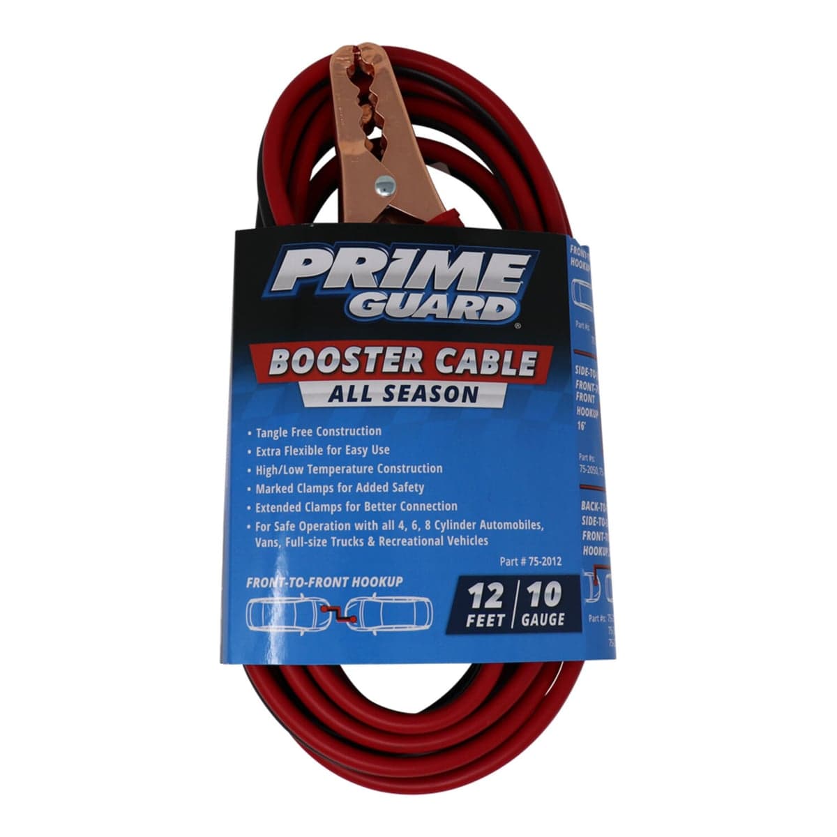 Prime Guard Potenciador Cable 10 GA 12' 250 Amp