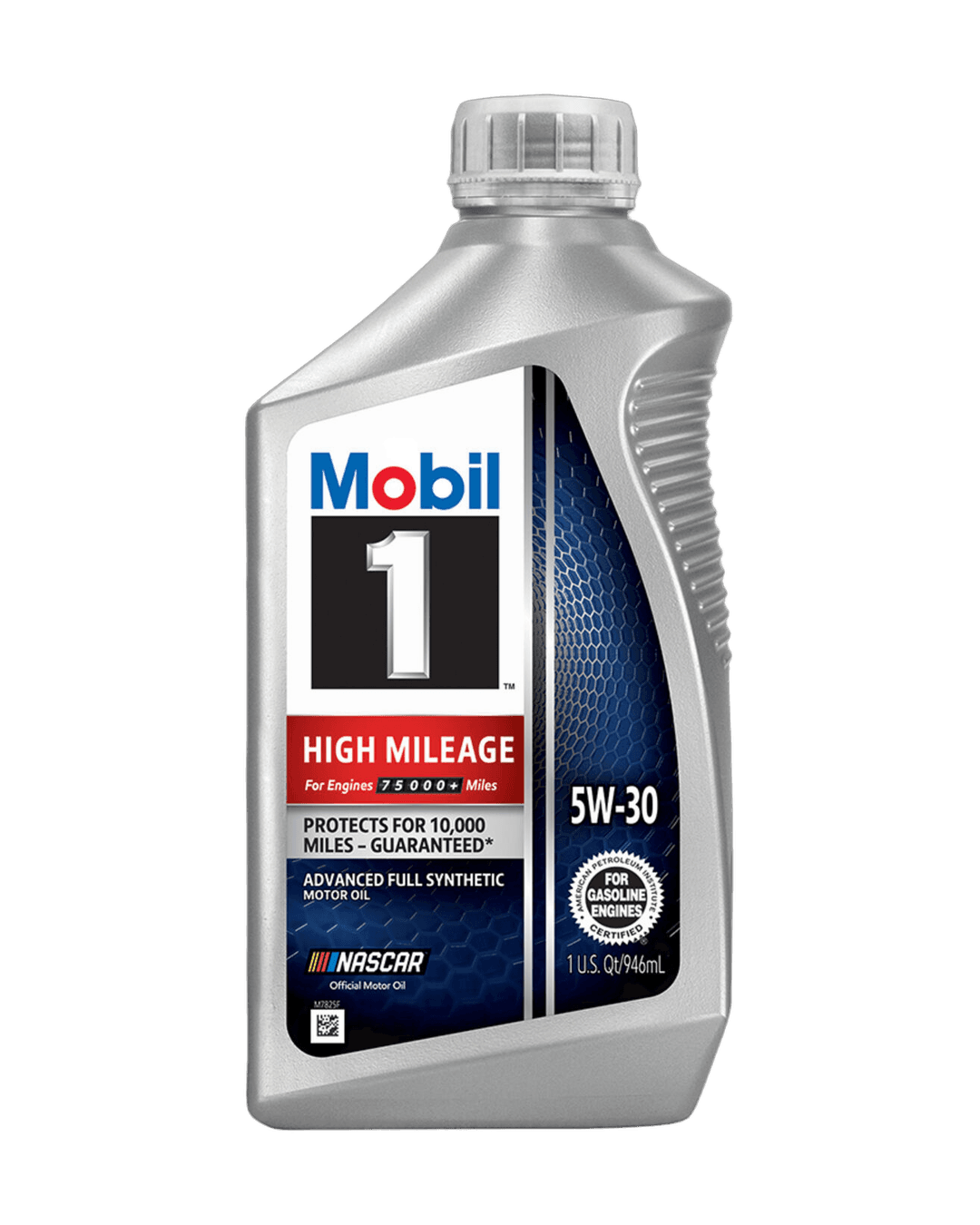 Mobil 1 High Mileage Full Synthetic Motor Oil SAE 5W-30